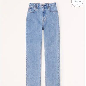 Abercrombie & Fitch Ultra High Rise 90s Straight Jean